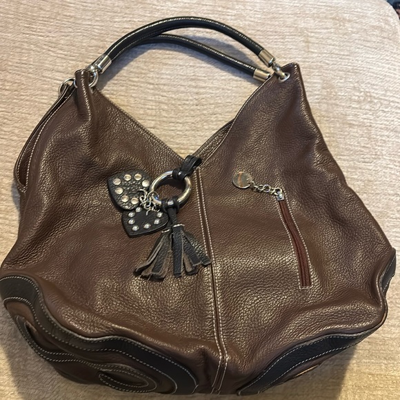 Made in Italy Brown Handbag - Picture 1 of 5